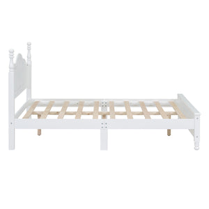 Full Size Wood Platform Bed Frame