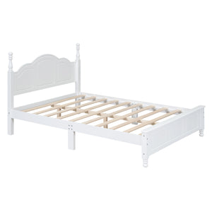 Full Size Wood Platform Bed Frame