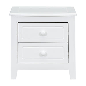 2-Drawer Nightstand for Bedroom