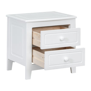 2-Drawer Nightstand for Bedroom