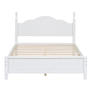 Full Size Wood Platform Bed Frame