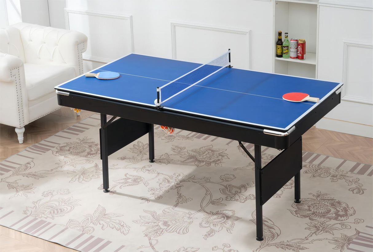 3 in 1 Multi Game Table - Pool, Tennis, and Billiard
