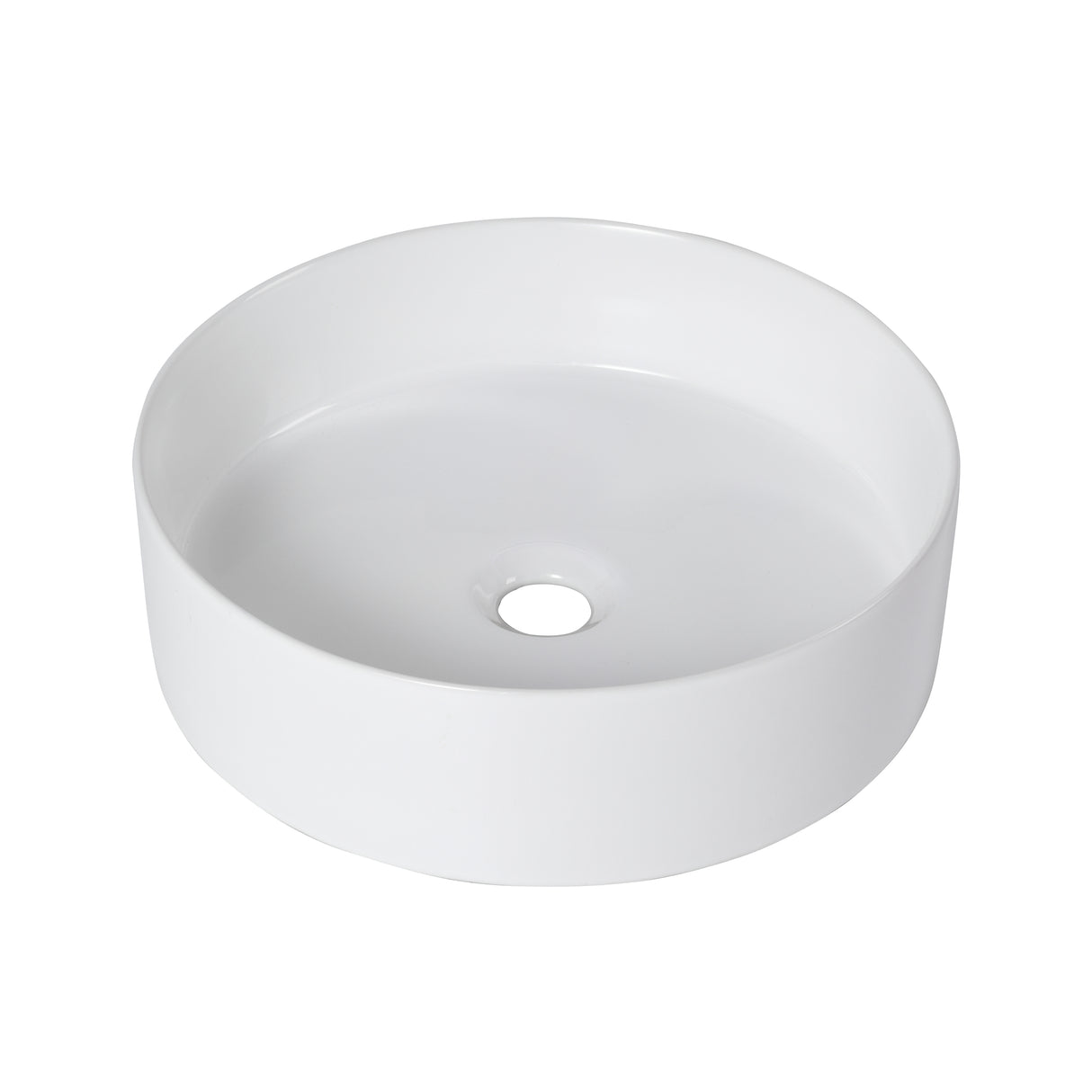 Ceramic Round Above Counter Bathroom Vessel Sink