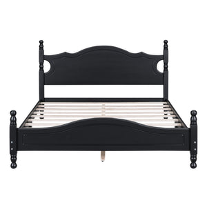 Queen Size Wood Platform Bed Frame