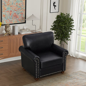 Living Room Sofa Single Seat Chair with Wood Leg