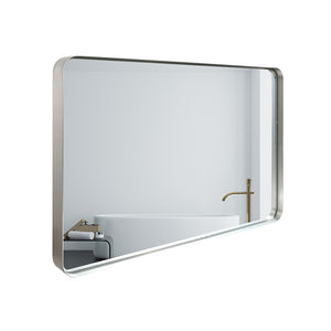36x30 Inch Glossy Brushed Bathroom Mirror