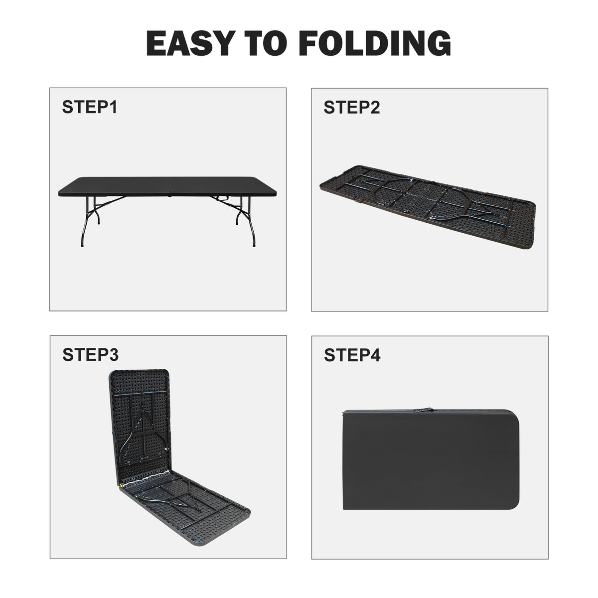 8ft Folding Table