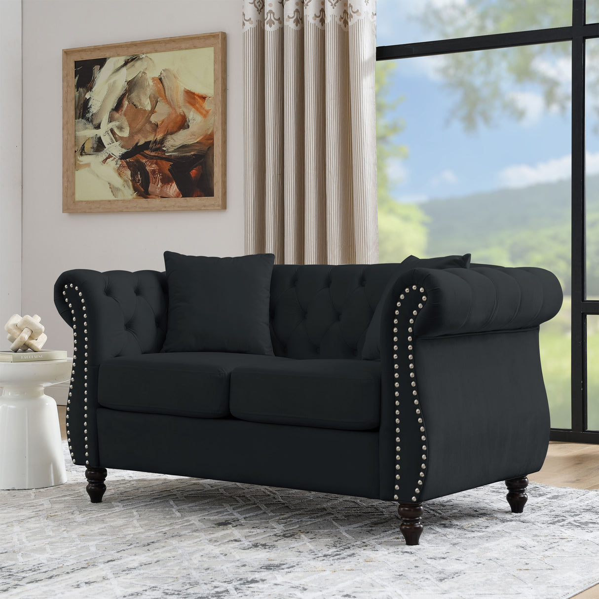 58.8" Chesterfield Sofa