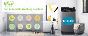 Portable Washing Machine with Imbalance Adjustment