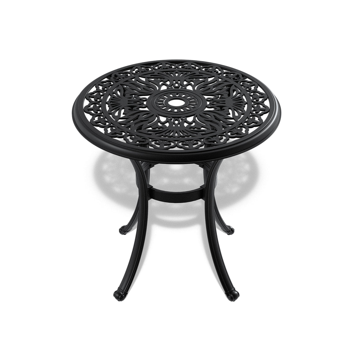 5-Piece Cast Aluminum Patio Furniture Set with Cushions