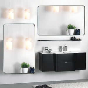 40x30 Inch Brushed Bathroom Mirror