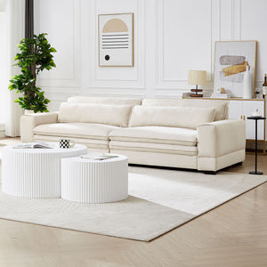 Mid-Century Sofa Couch Modern Upholstered Couch