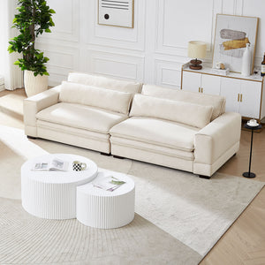 Mid-Century Sofa Couch Modern Upholstered Couch