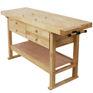 60in Workbench with 4 Drawers for Garage Workshop & Home