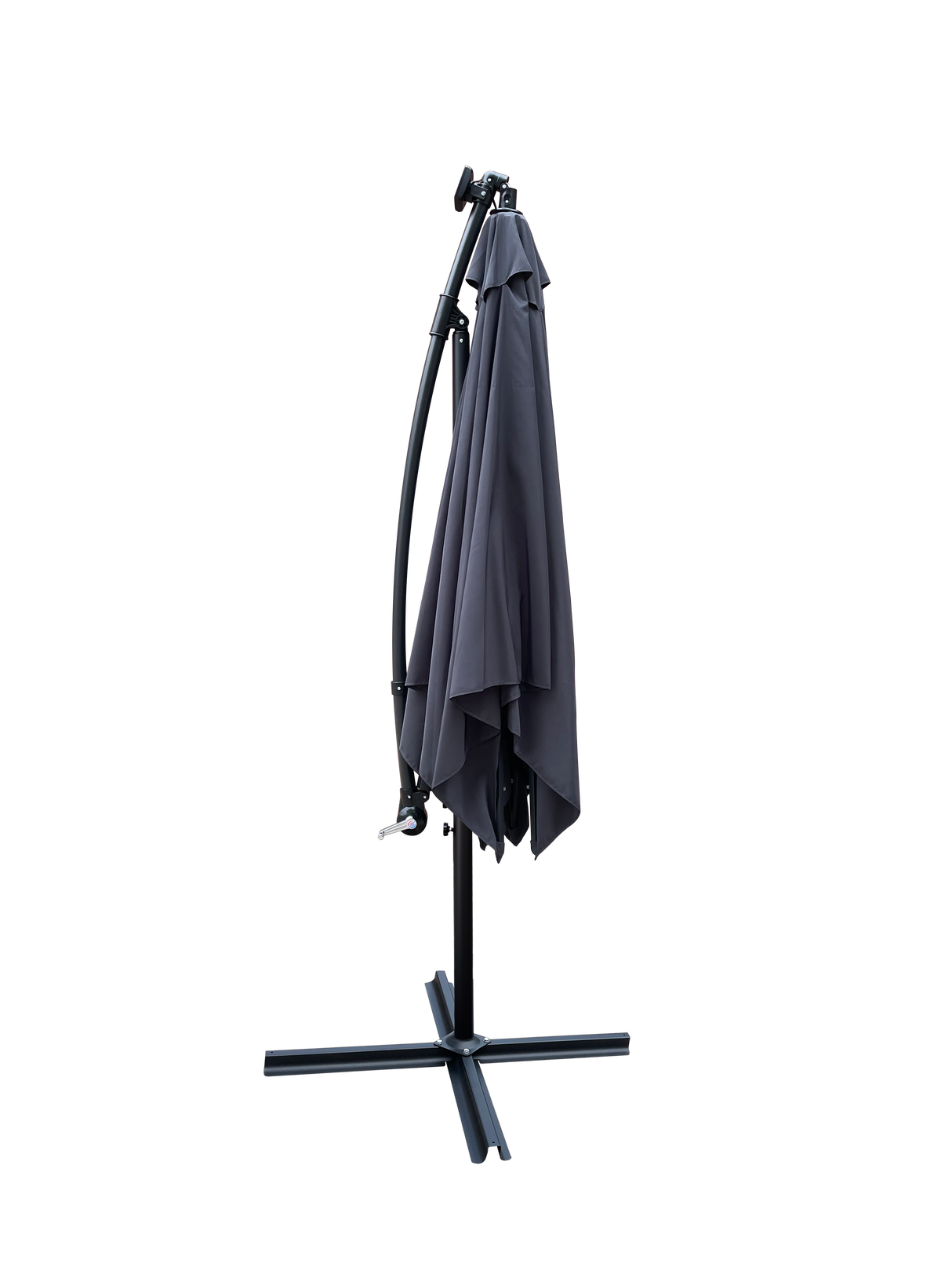 Square 2.5x2.5M Outdoor Patio Umbrella with Solar LED Lights