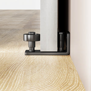 CRAZY ELF 32" x 84" Melamine Integrated Door Slab with Sliding Track Kit