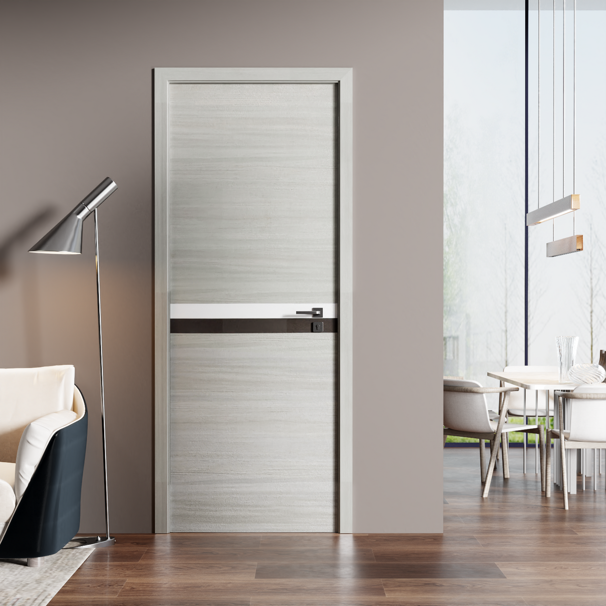 Crazy Elf 32" x 84" Melamine Integrated Door Slab