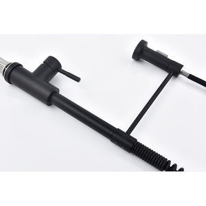 Pull Down Single Handle Spring Kitchen Faucet