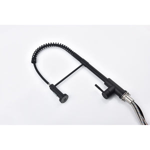 Pull Down Single Handle Spring Kitchen Faucet