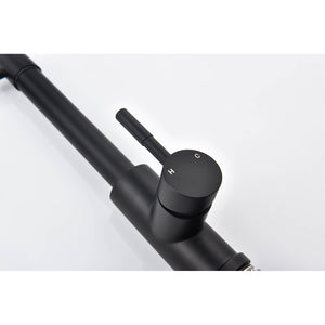 Pull Down Single Handle Spring Kitchen Faucet
