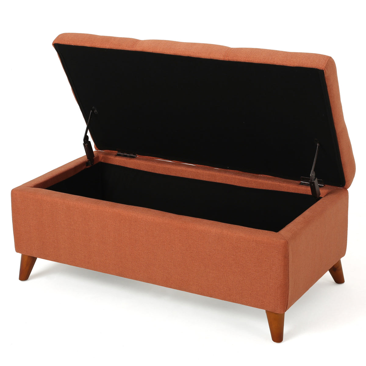 Tufted Ainsley Button Storage Ottoman Bench