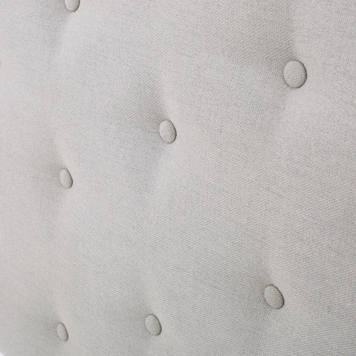 Tufted Upholstered Twin Headboard with Durable Metal Legs