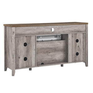 55 Inch TV Media Stand with Electric Fireplace