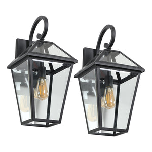 21" Outdoor Wall Lantern Light – Modern