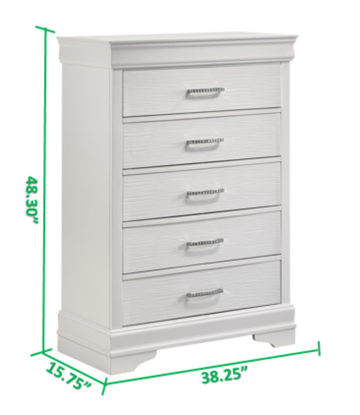 Modern 5 Drawer Chest