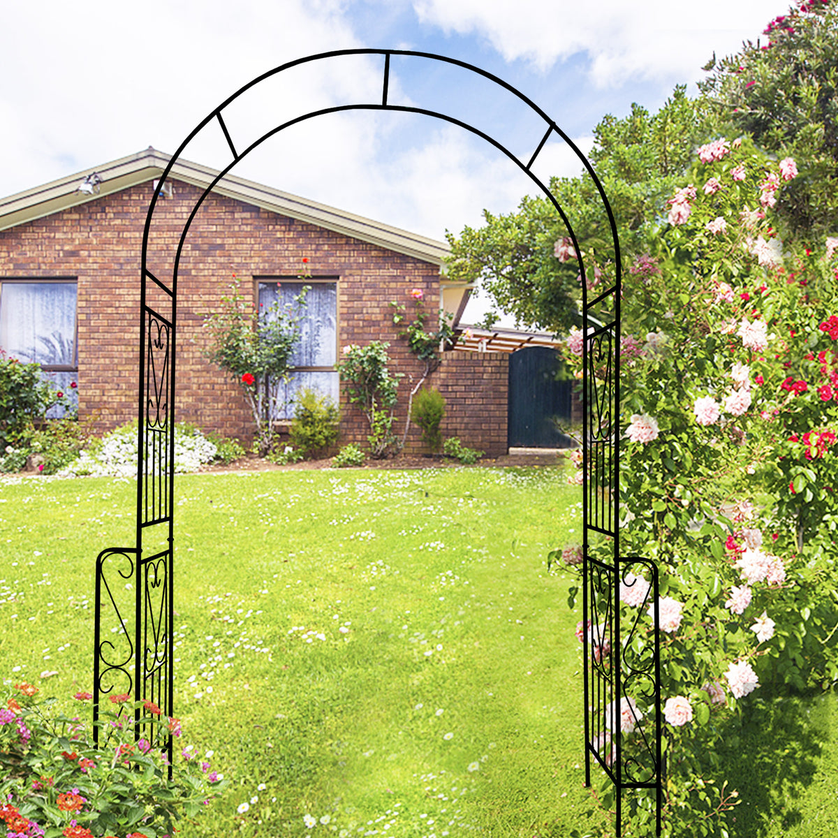 Metal Garden Arch W55'' x H94.5''