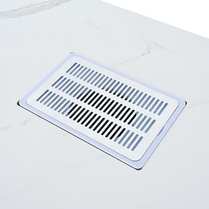 Manicure Table with Electric Downdraft Vent