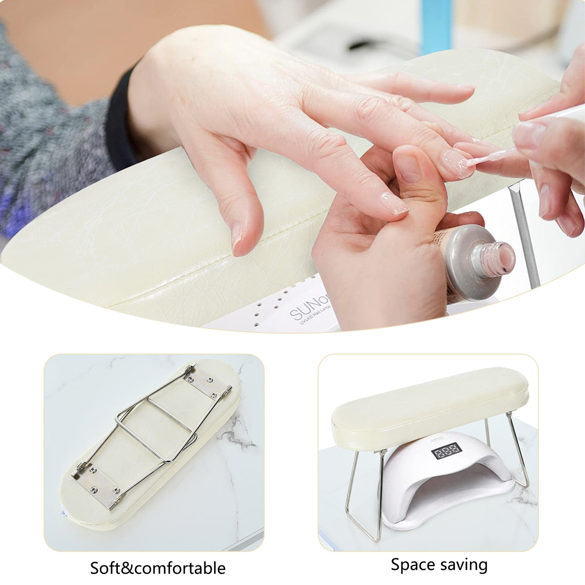 Manicure Table with Electric Downdraft Vent
