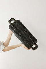 Bamenda Brown Rectangle Wood Serving Tray