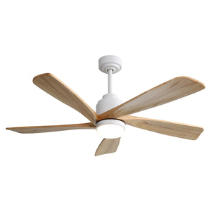 52 Inch Ceiling Fan With Dimmable LED Light and Remote Control