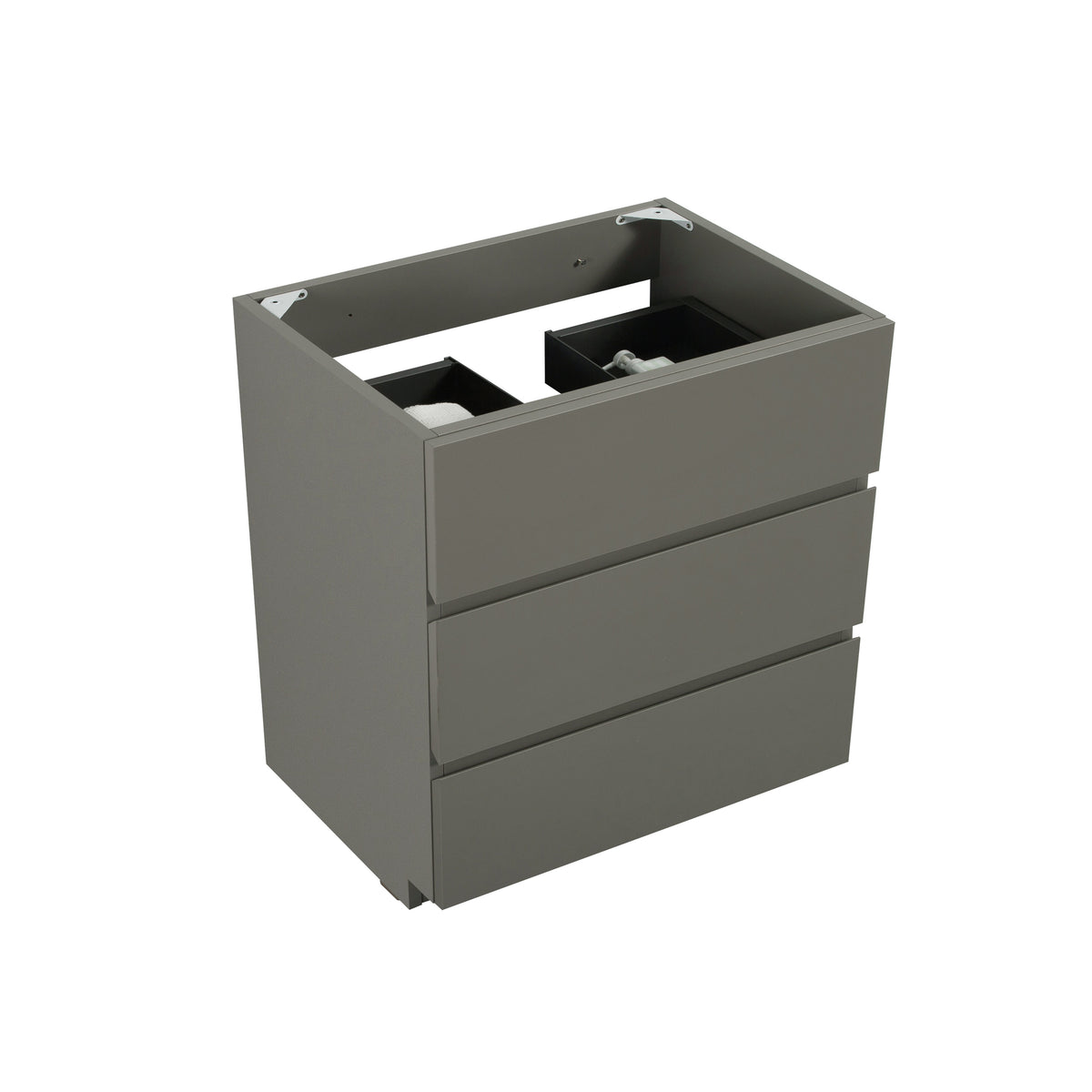 Alice 30F Floor Cabinet Vanity, 29.63-Inch, Gray, No Basin