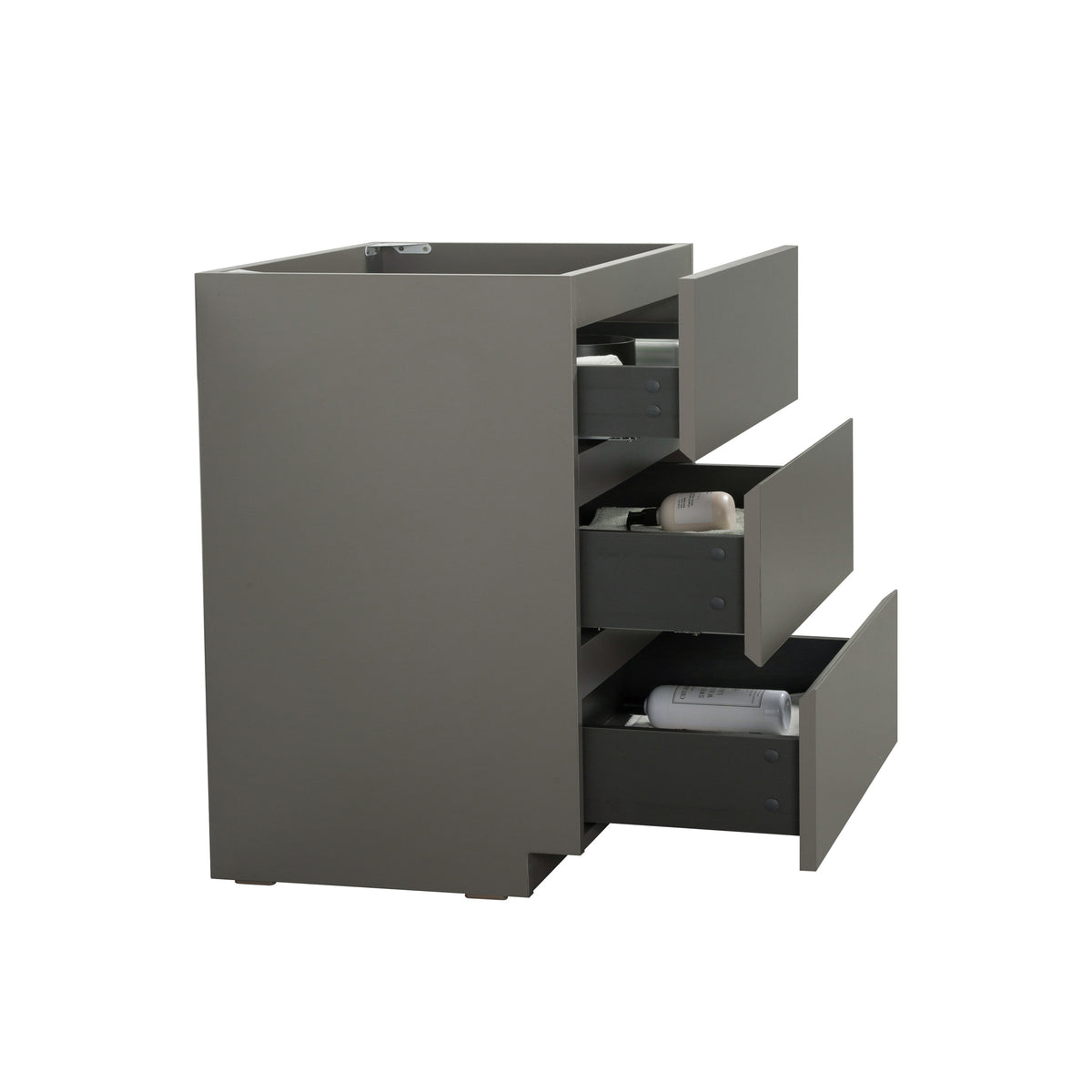 Alice 30F Floor Cabinet Vanity, 29.63-Inch, Gray, No Basin