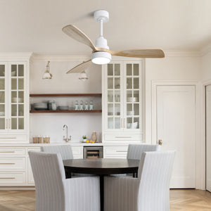 48 Inch Indoor Ceiling Fan with Light and Remote Control