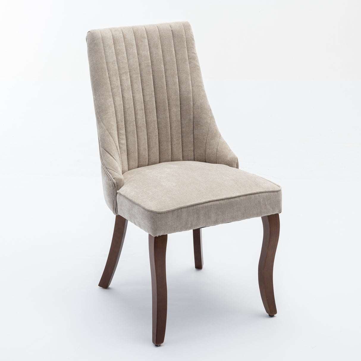 Rayon Cloth Flocking High Back Dining Chair