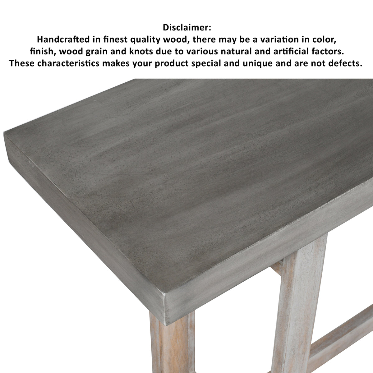 59 Inch Artisan Sideboard Console Table with Geometric Interlocked Base