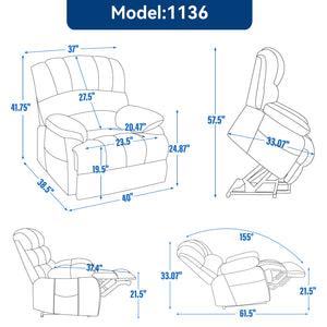 Power Lift Recliner Chair