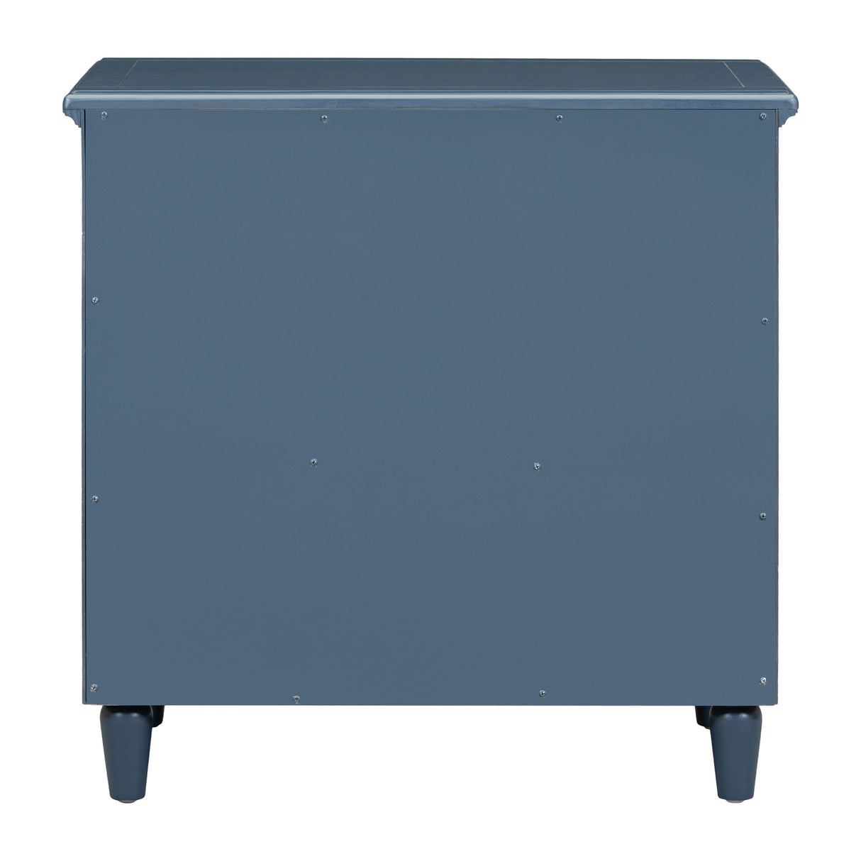 U_STYLE 28'' Pine Wood Nightstand with 3 Drawers