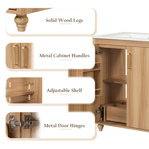 30" Bathroom Vanity with Sink Combo