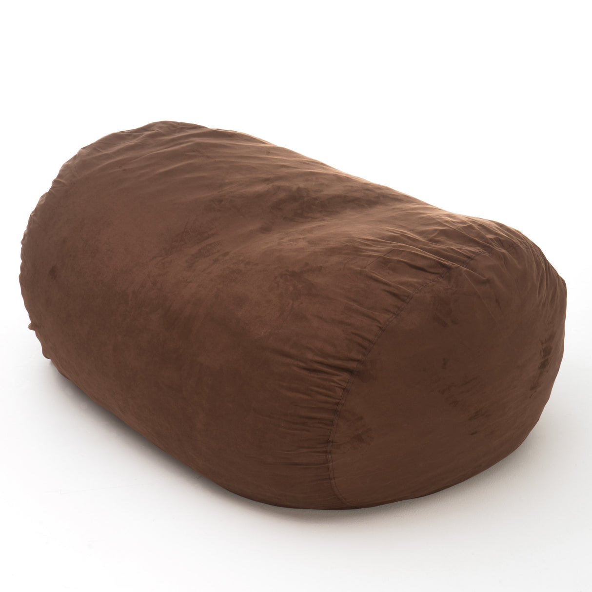 Nest 6.5 Foot Cylindrical Suede Bean Bag