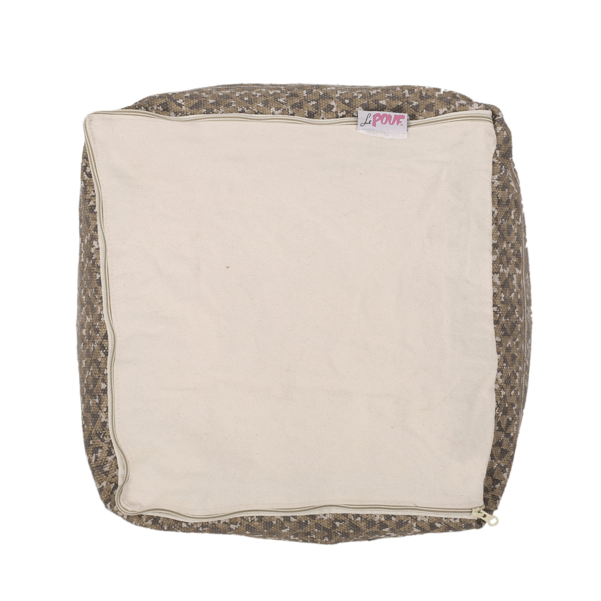 Ceasar Handcrafted Square Pouf