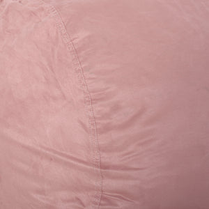 Aruba 8 Foot Microfiber Cylindrical Bean Bag Chair - Rose