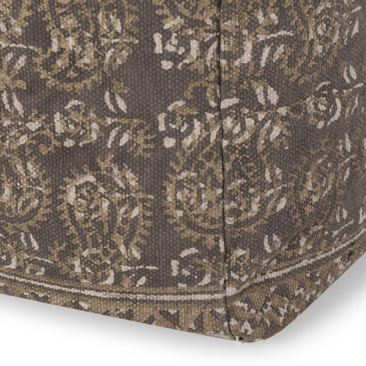 Ceasar Handcrafted Square Pouf
