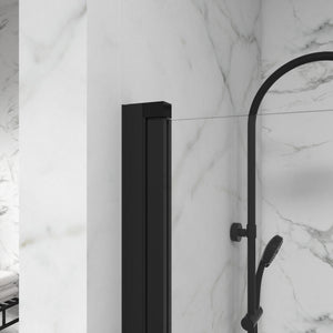 Goodyo Bathtub Screen Panel Shower Door 180° Pivot