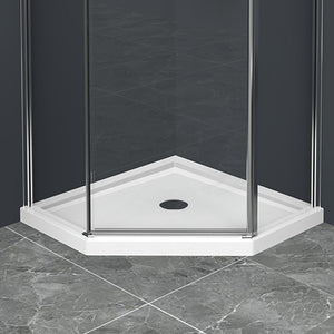 Goodyo 36 in. D x 36 in. W Neo-Angle Shower Base
