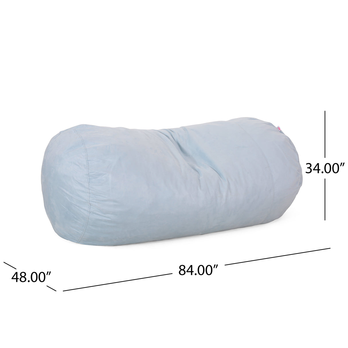 Aruba 8 Foot Microfiber Cylindrical Bean Bag