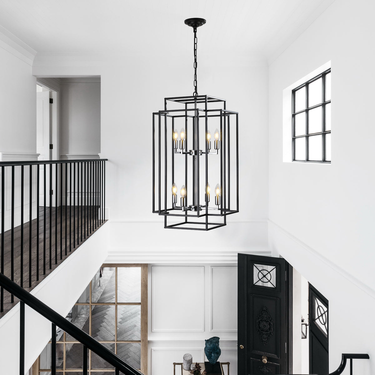 Geometric Foyer Chandelier